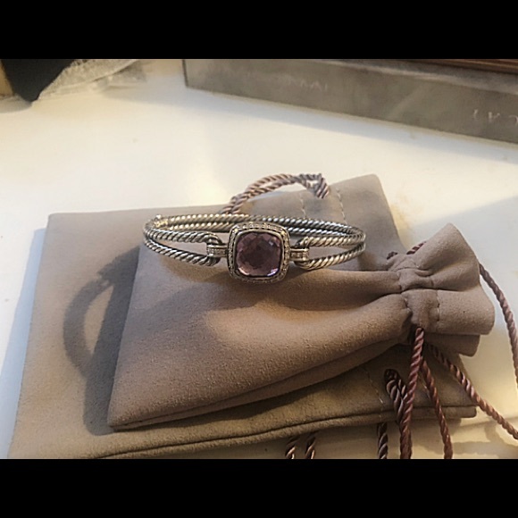 DAVID YURMAN Amethyst Diamond Albion Bracelet - Picture 4 of 8